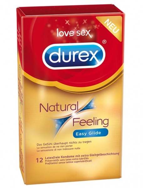 Durex Natural Feeling Easy Glide 12 Stück