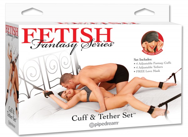 Fetish Fantasy Cuff & Tether Set
